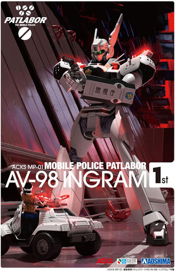 Aoshima ACKS 1/43 AV-98 Ingram Unit-1