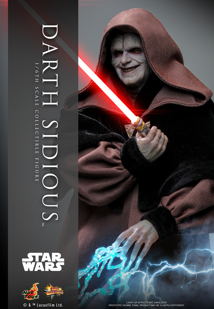 HotToys Darth Sidious Sixth Scale Collectible Figure