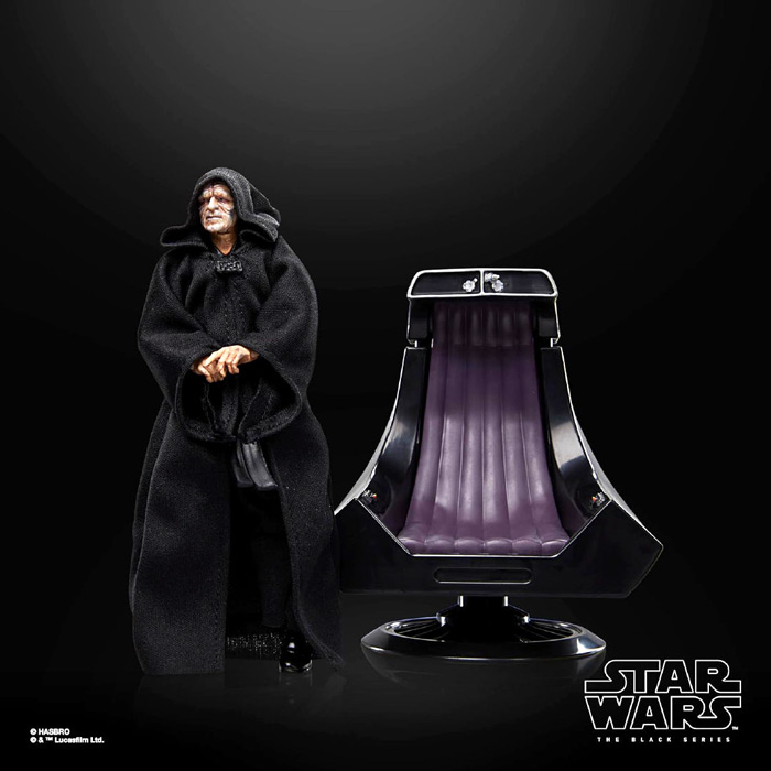 Hasbro The Black Series Amazon Exclusive Emperor Palpatine With Throne