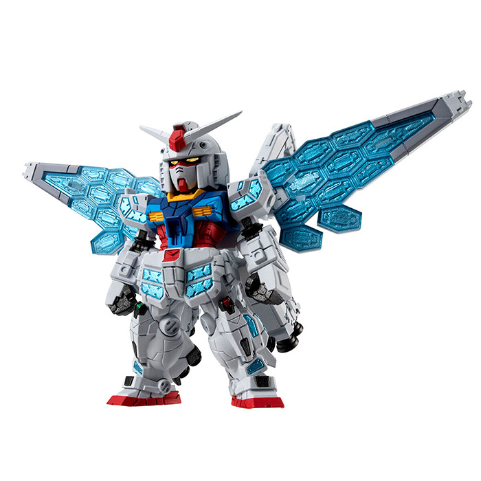 FW Gundam Converge RX-78F00/E Gundam + EX-001 G.l.r.s.s.(Gundam Leaping Recursive Spangle Swarm) Feather