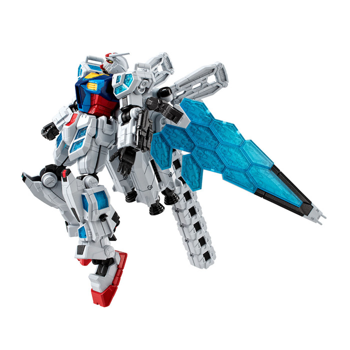Mobile Suit Gundam G Frame Full Armor RX-78F00/E Gundam + EX-001 G.l.r.s.s.(Gundam Leaping Recursive Spangle Swarm) Feather