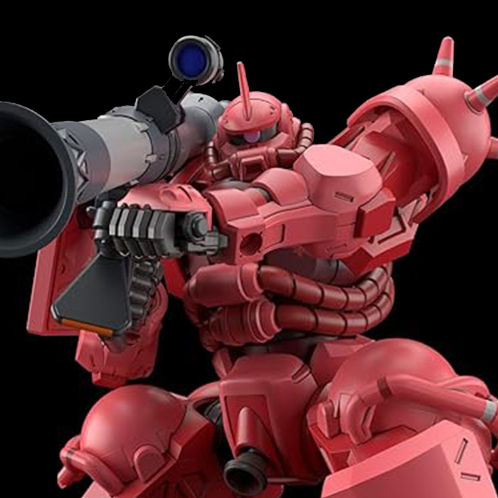 HGGQ 1/144 No.11 MS-06S Zaku Char Aznable Custom(Mobile Suit Gundam GQuuuuuuX)