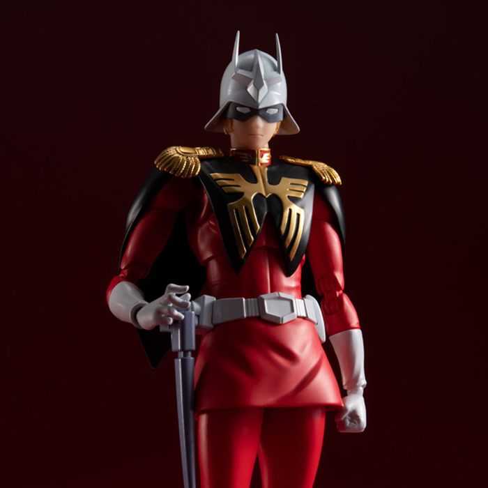 Simple style & Heroic action Figuarts Char Aznable(Mobile Suit Gundam)