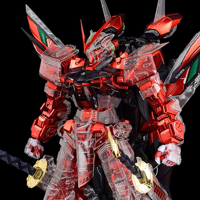 PG 1/60 MBF-P02KAI Gundam Astray Red Frame Kai(Plating Frame / Clear Color Body)