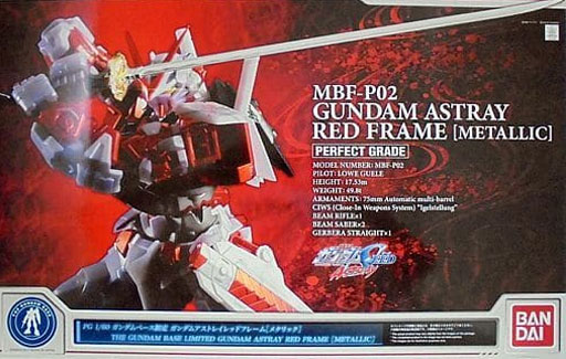PG 1/60 MBF-P02 Gundam Astray Red Frame(Metallic)