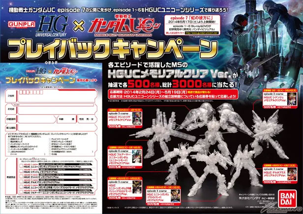 HG MSN-001A1 德尔塔普拉斯(1:144 纪念透明版)