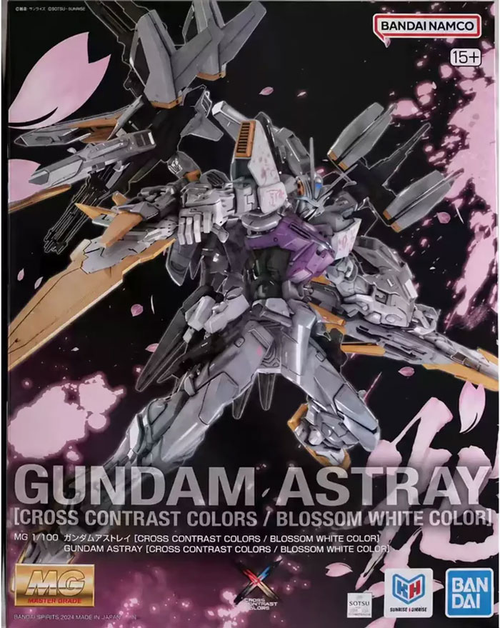 MG 1/100 MBF-P03D Gundam Astray(Cross Contrast Colors / Blossom White)