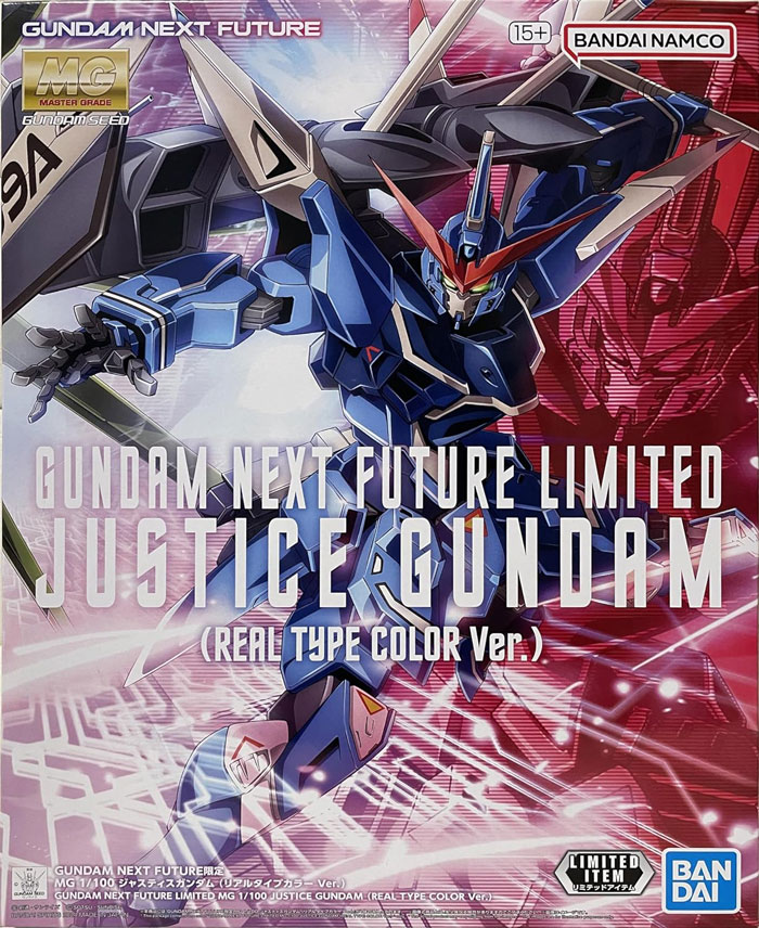 MG 1/100 ZGMF-X09A Justice Gundam(Real Type Color)