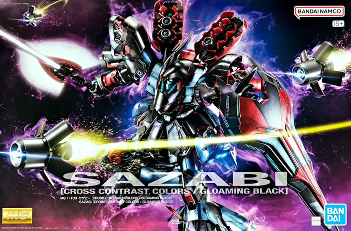 MG 1/100 MSN-04 Sazabi Ver.Ka(Cross Contrast Colors / Gloaming Black)