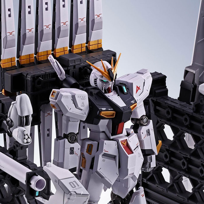 Metal Robot Spirits(Side MS) Heavy Weapon System for RX-93 Nu Gundam + Display Parts set